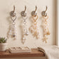 Romantic Heart, Pearl & Bow Multi-Charm Bag Charm Key Chain 4-Piece Set
