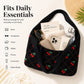 Cherry Knit Tote Bag Crochet Shoulder Purse Large Summer Beach Carryall