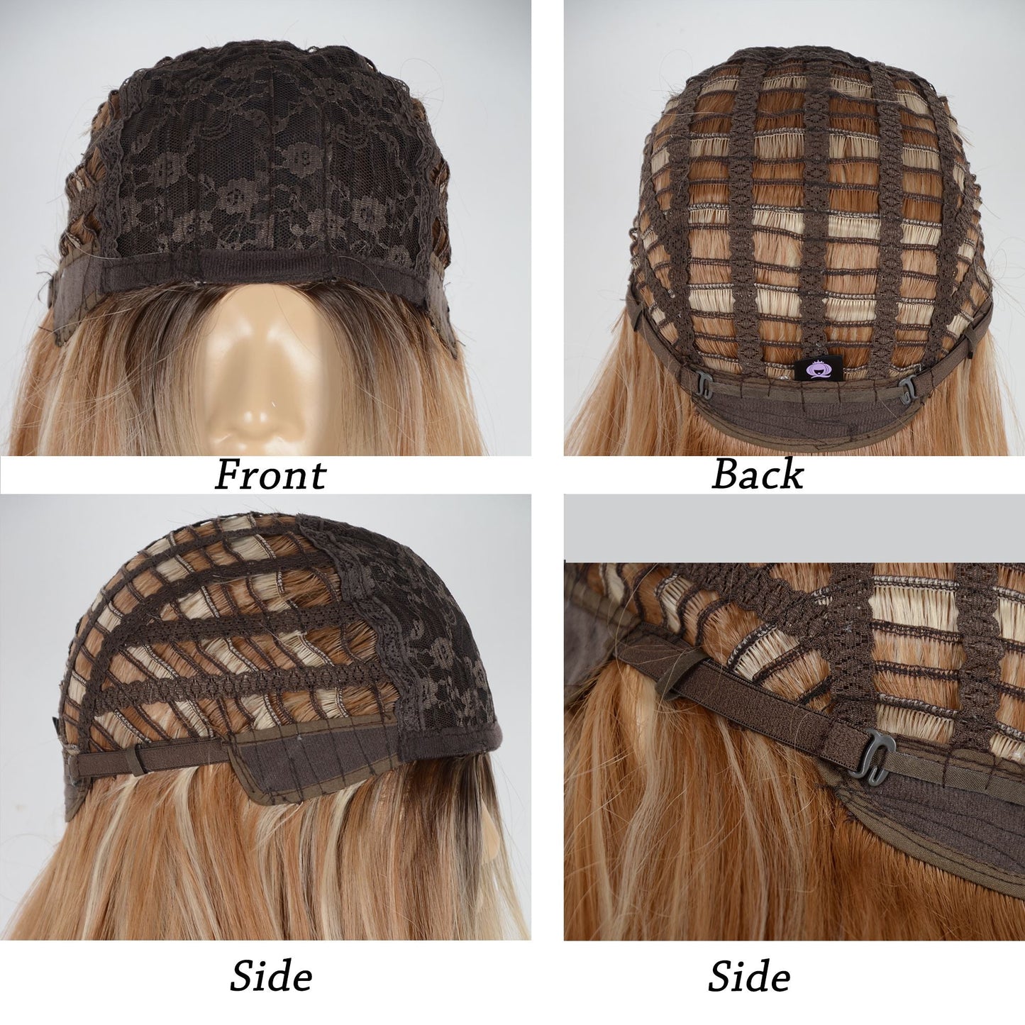 Long Wavy Wigs 27 Inch Middle Part Curly Wig for Daily Party Use