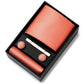 Men's Textured Solid Color Tie Gift Set with Matching Pocket Square Cufflinks and Silver Tie Clip