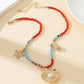 Women's Layered Beaded & Chain Necklace Set