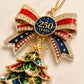 2pc 250 Years Christmas Tree Acrylic Ornaments