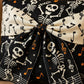 Halloween Throw Pillow Cover with Decorative Bow 18 x 18 Inch