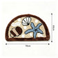 Sunflower Semicircular Bathroom Floor Mat Soft Water?Absorbent Rug with Anti?Slip Base