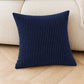 2 Pack Soft Corduroy Throw Pillow Covers 18 x 18 Inch and 12 x 20 Inch