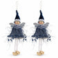 2pk Lace Angel Christmas Tree Ornaments
