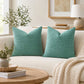 Textured Geometric Decorative Throw Pillow Cover Soft Accent Cushion Cover for Sofa Bed