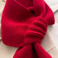 Soft Knit Scarf with Pull-Through Loop Design, Cozy Textured Fabric and Easy Draped Styling for Everyday Wear 29.5x7in