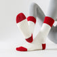 Grip Crew Socks 2 Pair Pack Ribbed Stripe Design