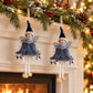 2pk Lace Angel Christmas Tree Ornaments
