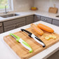 3-Piece Kitchen Peeler Set with Ergonomic Handles and Stainless Steel Blades