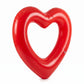 Heart Shaped Inflatable Pool Float Lounger for Adults