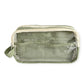 Large Capacity Clear Pencil Case Double Compartment Zipper Pouch with Handle