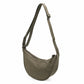 Nylon Crescent Crossbody Bag with Adjustable Strap Lightweight Casual Shoulder Bag