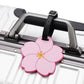 2 Pack Flower Shaped Luggage Tags with Attachment Straps
