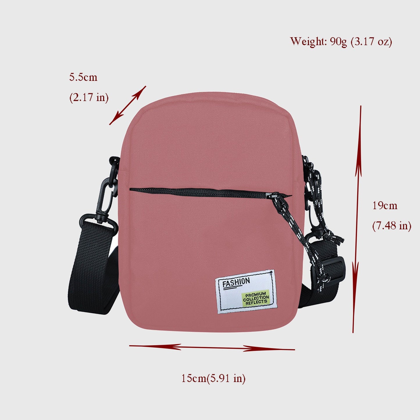 Mini Crossbody Bag - Lightweight Canvas Small Shoulder Bag for Casual Daily & Outdoor Use