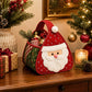 Christmas Santa Quilted Carry Basket DIY Sewing Kit
