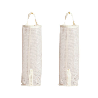 2 Pack Hanging Storage Bags Vertical Organizer Socks Storage for Closet Door Wall Space Saving