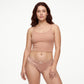 2 Pack Smooth Lace Trim Bikini Underwear