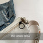 Soft Crossbody Bag - Adjustable Patterned Strap Shoulder Bag for Casual Daily & Stylish Outings
