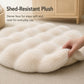 Bubble Plush Pet Mat for Cats and Small Dogs with Cushioned Wavy Fill Non-Slip Bottom Machine-Washable Design