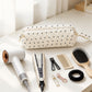 Hair Styling Tool Travel Bag Heat Resistant Zipper Organizer with Wrist Strap