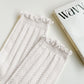 Adorable Ruffled Lace-Up Socks Wicking Cotton for Casual Comfort 3 Pairs