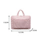 Corduroy Laptop Bag Large Capacity Work Tote with Front Zipper Pocket