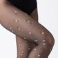 2-Piece Floral Embroidered Sheer Tights