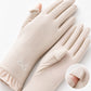 Long Cuff Fingerless Sun Protection Cycling Gloves
