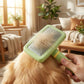 Pet Slicker Brush for Dogs and Cats with Comfortable Handle and Fine Bristles Grooming Tool