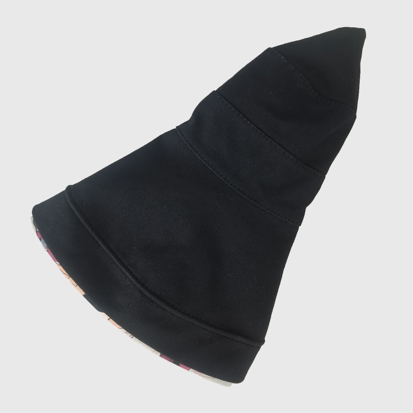 2-in-1 Women's Floral & Solid Double-Sided Bucket Hat for Outdoor