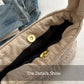 Quilted Mini Handbag - Compact Puffy Top-Handle Bag for Casual Daily & Stylish Outings