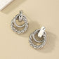 Women's Double - Hoop Intertwined Earrings