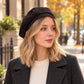 Polka Dot Beret Hat Lightweight French Painter Cap Adjustable Casual Style