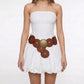 Western Style Disc Waist Belt Large Round Medallion Buckle Decorative Studded Concho Belt