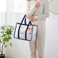 Transparent Mesh Beach Tote Bag - Waterproof Travel Shoulder Bag