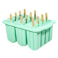 12-Cavity Popsicle Mold - Homemade Ice Pop Maker with Lid