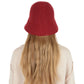 Fall Knitted Bucket Hat Summer Travel Fisherman Sun Hat