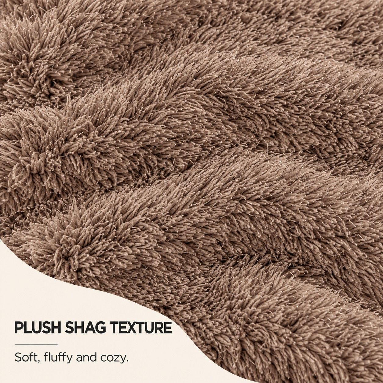2 Pack Shaggy Faux Fur Throw Pillow Covers 18 x 18 Inch for Couch Sofa and Bed