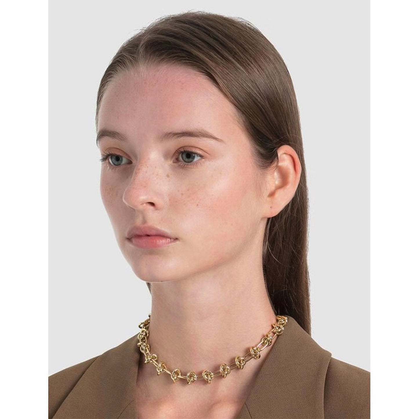 Women's Double Heart Pendant Necklace