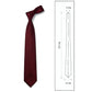 Men's Micro Dot Texture Tie Fine Woven Pattern Necktie Subtle Solid Look 57 Inch Length 3.1 Inch Width Formal Business Accessory