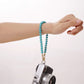 Beaded Phone Wrist Strap with Removable Clasps