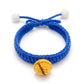 Hand Knit Pet Collar with Soft Crochet Bell Adjustable Silent Collar Necklace for Cats and Small Dogs