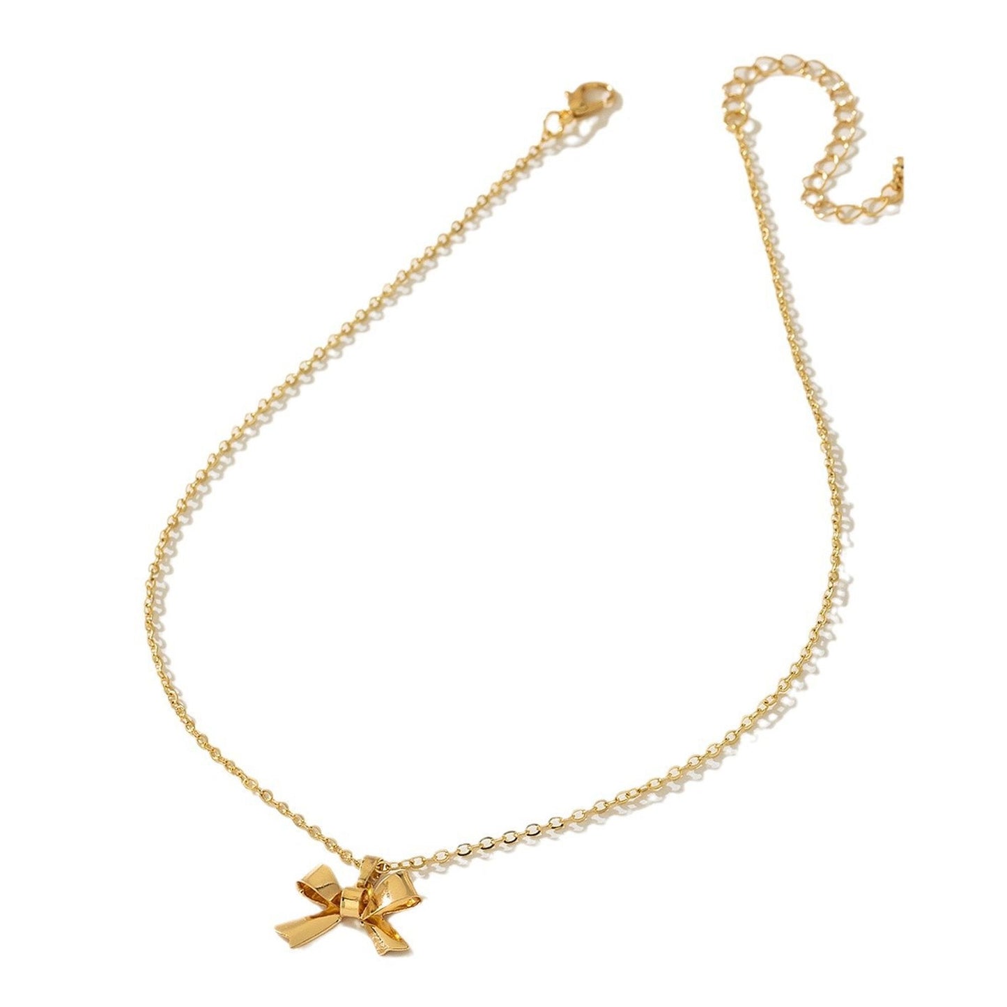 Women's Bow - Shaped Pendant Necklace