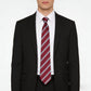 Men's Polyester Filament Tie with Striped Texture - Formal/Casual Necktie for Business, Weddings & Daily Wear