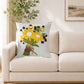 17.7*17.7in Canvas Throw Pillow Decorative Cushion for Home