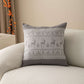 Decorative Throw Pillow 17.7*17.7 in Soft Cotton Blend Fabric for Living Room and Sofa