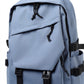 Large Laptop Backpack with Front Flap Pocket Buckle Straps Side Pockets and Padded Shoulder Straps