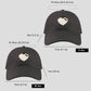 Women's Pixel Heart Wide - Brim Baseball Cap